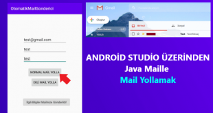 Android Studio Otomatik Mail Göndermek